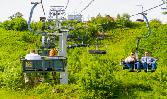 切爾斯基峰登山纜車Chersky Ridg cable car